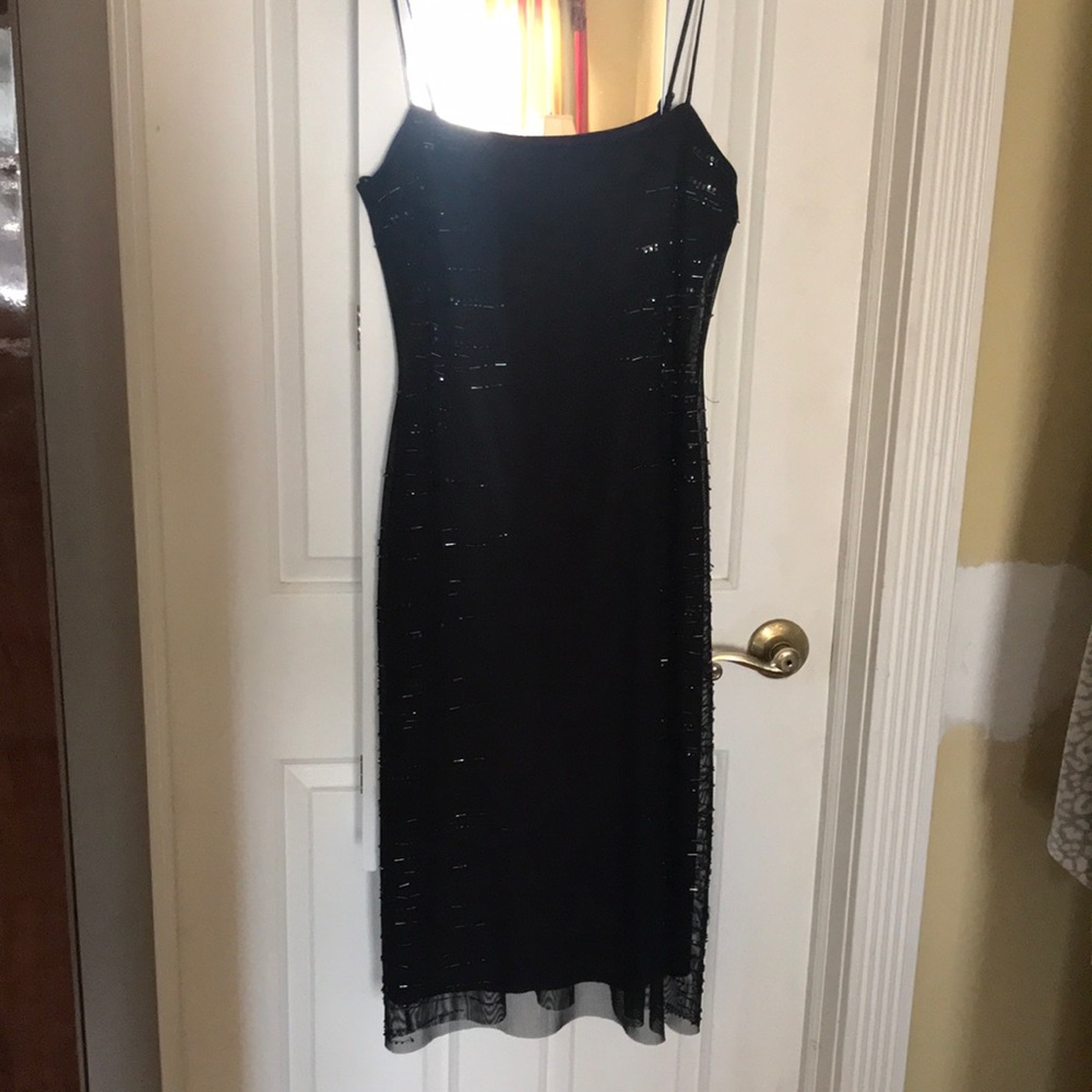 Women’s small BCBG Maxazria  beaded spandex dress